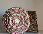 Granny Bloom Throw Pillow Flower Power Retro Home Decor