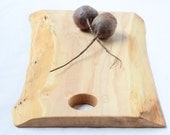 Wood Cutting Board, Natural Edge Salvaged Maple 837, Ready to Ship