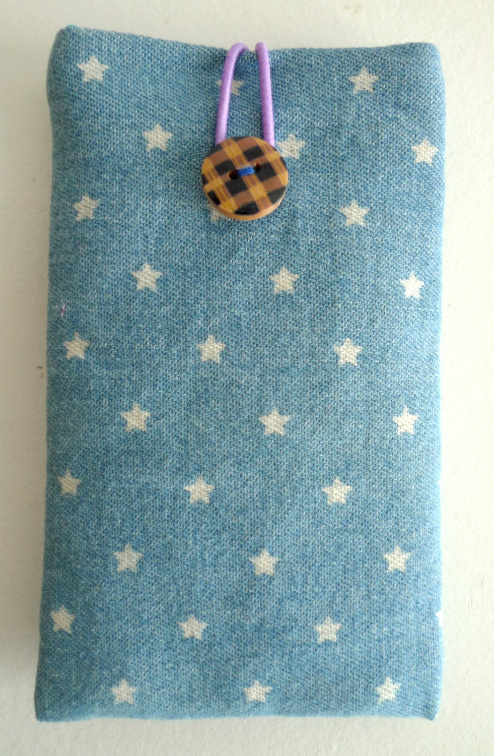 iPhone Fabric Case/ iPhone 4S Cover / iPhone 4 Case/ iPod Touch/ Fabric Padded Sleeve/ Fabric Case/ Cover/ Padded Sleeves/ Stars
