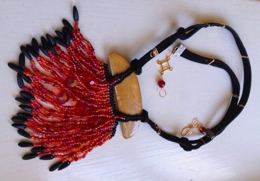 Tribal Inspired Beaded Necklace