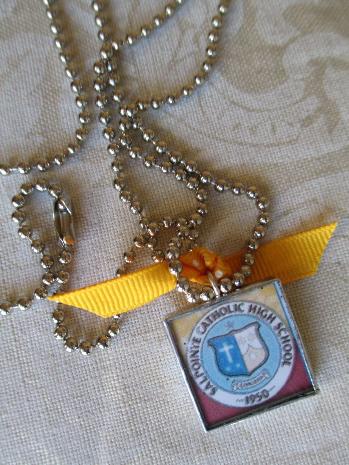 Mom School Spirit Salpointe High School Charm Necklace Charmed Vintage Tucson