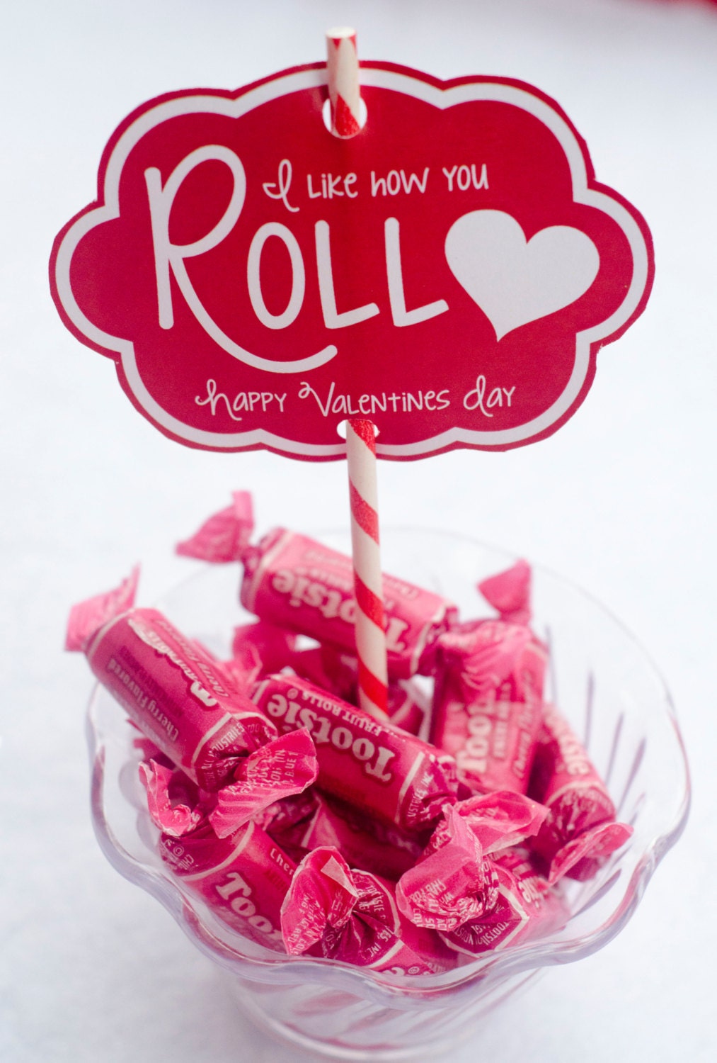 Valentine PRINTABLE 'I Like How You Roll" Party from Love The Day