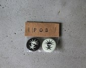 Glow-Butts- Pin Back BUTTONS