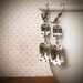 Rhinestone Bridal Earrings, Wedding, Vintage, Crystal, Clear, Diamond, by rewelliott on Etsy