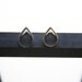 Modern Ring, Teardrop Ring, Esoteric, Minimalist -- Twin Peaks Ring in Brass or White Brass