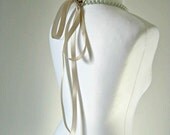 Pearl Necklace Wedding Jewelry Pearl Necklace Bridesmaid Jewelry Bridesmaid gifts Champagne Necklace