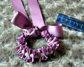 Carrie Inspired Ruffles and Pearls Bracelet in Lilac Pink Bridesmaid Jewelry Bridesmaid gifts