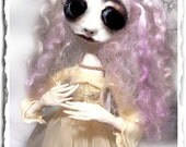 Gothic Art Doll OOAK - Creepy Cute - Handmade doll