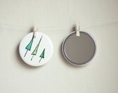 Pocket Mirror - Tiny Trees
