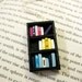 Modern Minimalist Bookshelf Necklace - Book Jewelry by Coryographies (Made to Order)