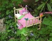 Doll Bunk Bed - Cotton Candy Bunk Bed - Fits American Girl Doll and 18 inch dolls