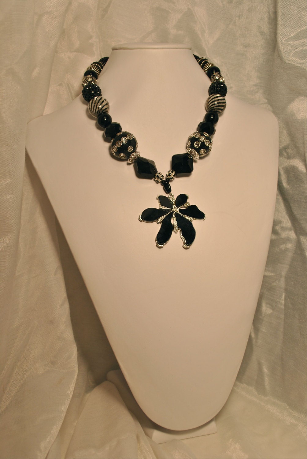 Black and Silver Glass