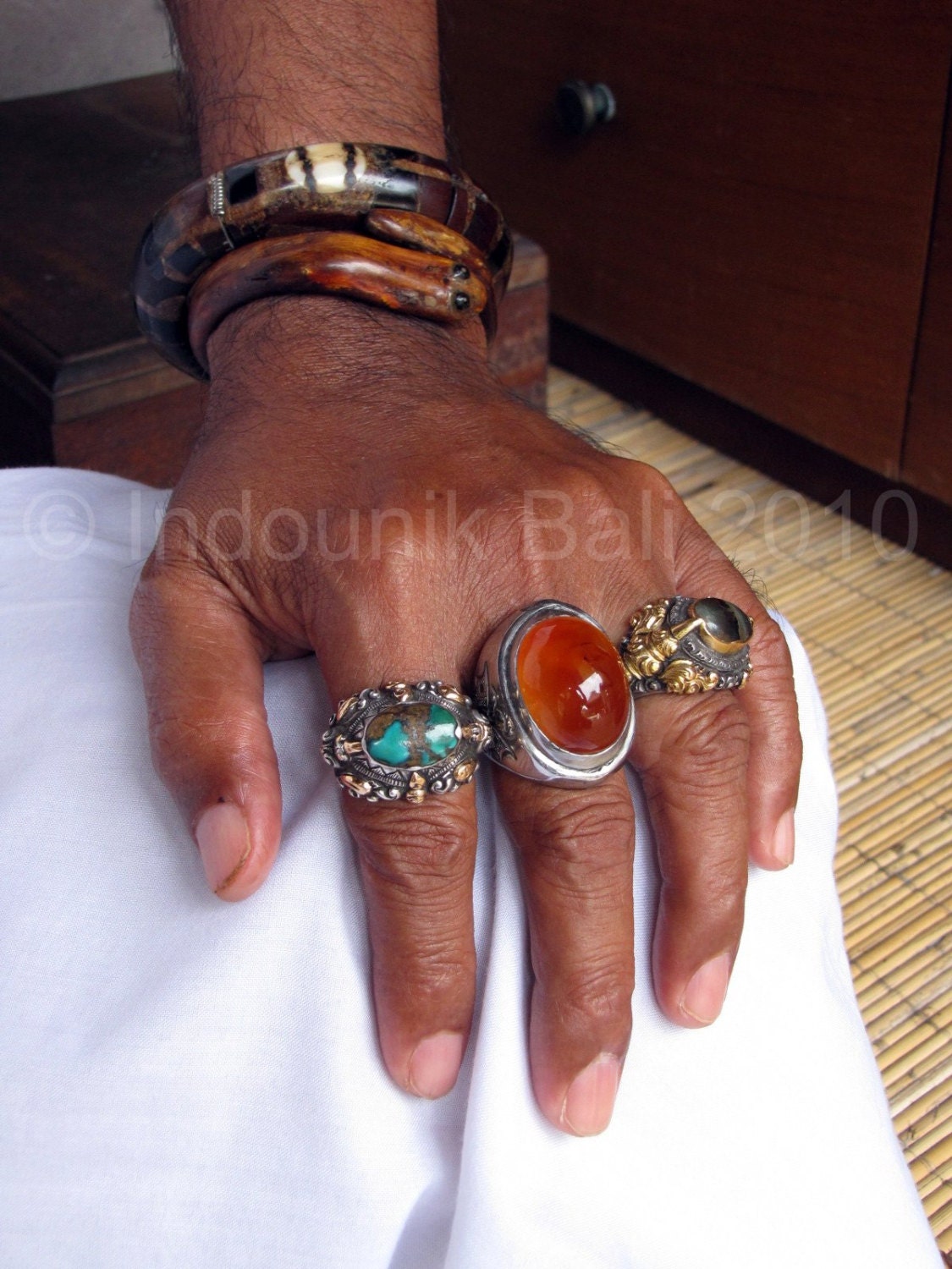 The Mangku's Hand 5 x 7 Bali Travel Photography Print