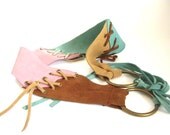 1980s Vintage Southwest Corset Belt with Fringe