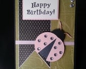 Happy Birthday Ladybug card