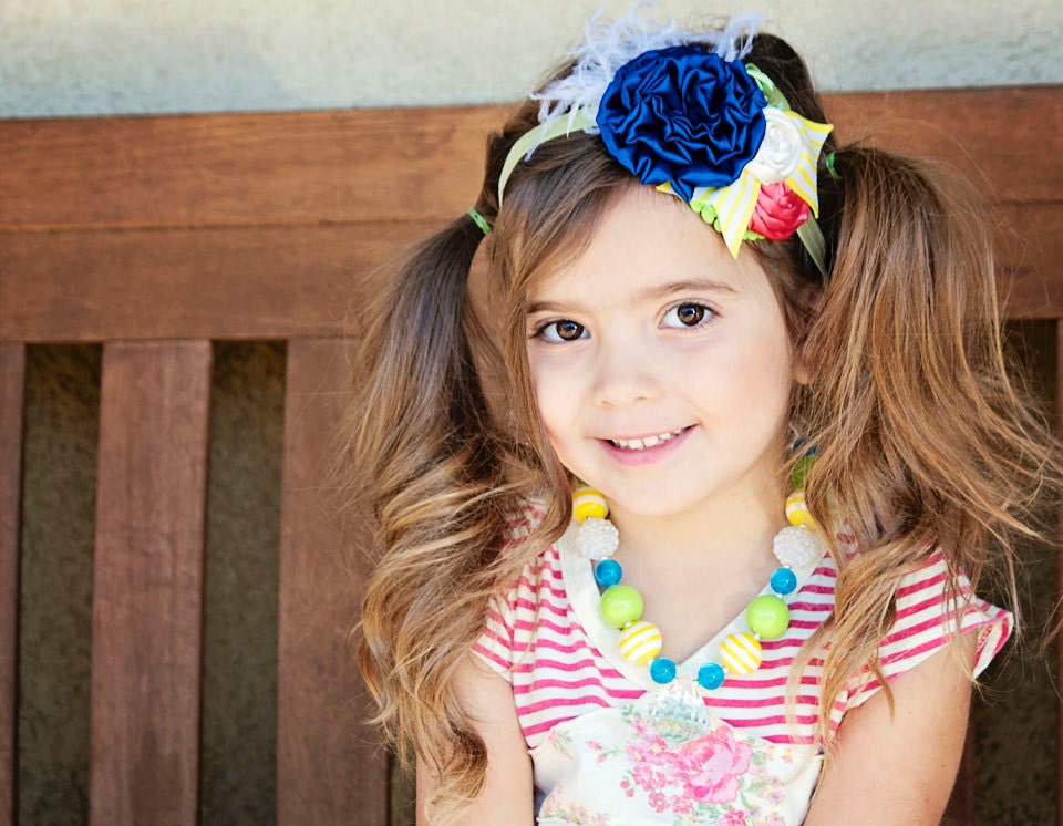 Gorgeous Spring Headband - Persnickety Flower Headband Inspired - M2M Persnickety Spring - Gypsy Caravan Collection