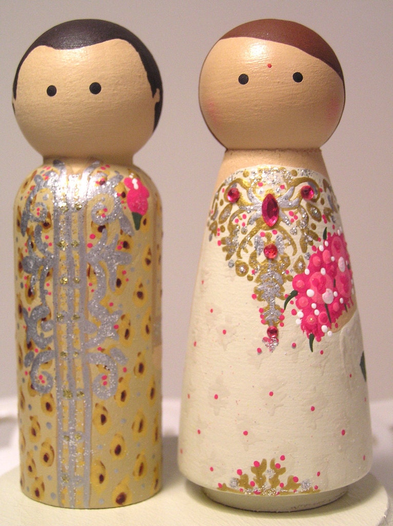 Indian Middle Eastern Cake Cuties Custom Cake Toppers
