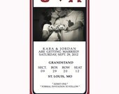 Sports Ticket Invite