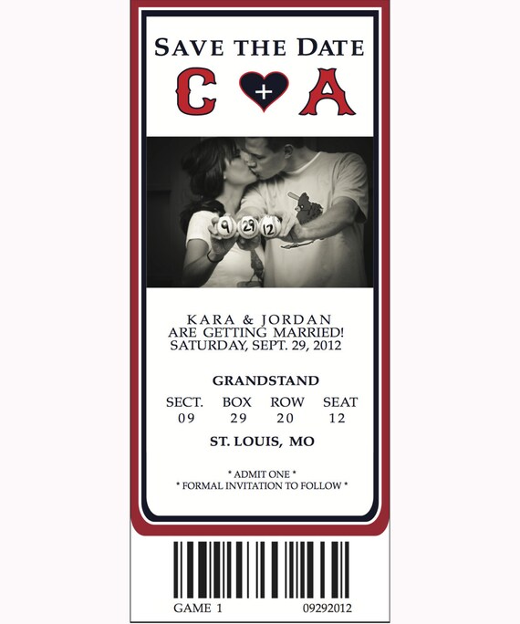 Sports Ticket Invite