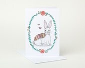 Little Bunny Rabbit Greeting Card