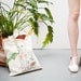 Tattoo Cat Printed Tote Bag