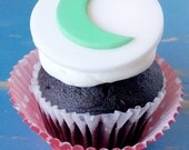 Assorted Number, Letter, and Shape Cupcake Toppers