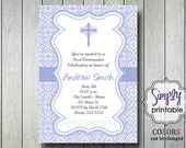 Girl/Boy 1st Communion Printable Invitation (Digital File) Il_170x135