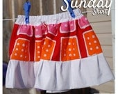 Sunday Skirt in Buttons - Size 4-5 yrs