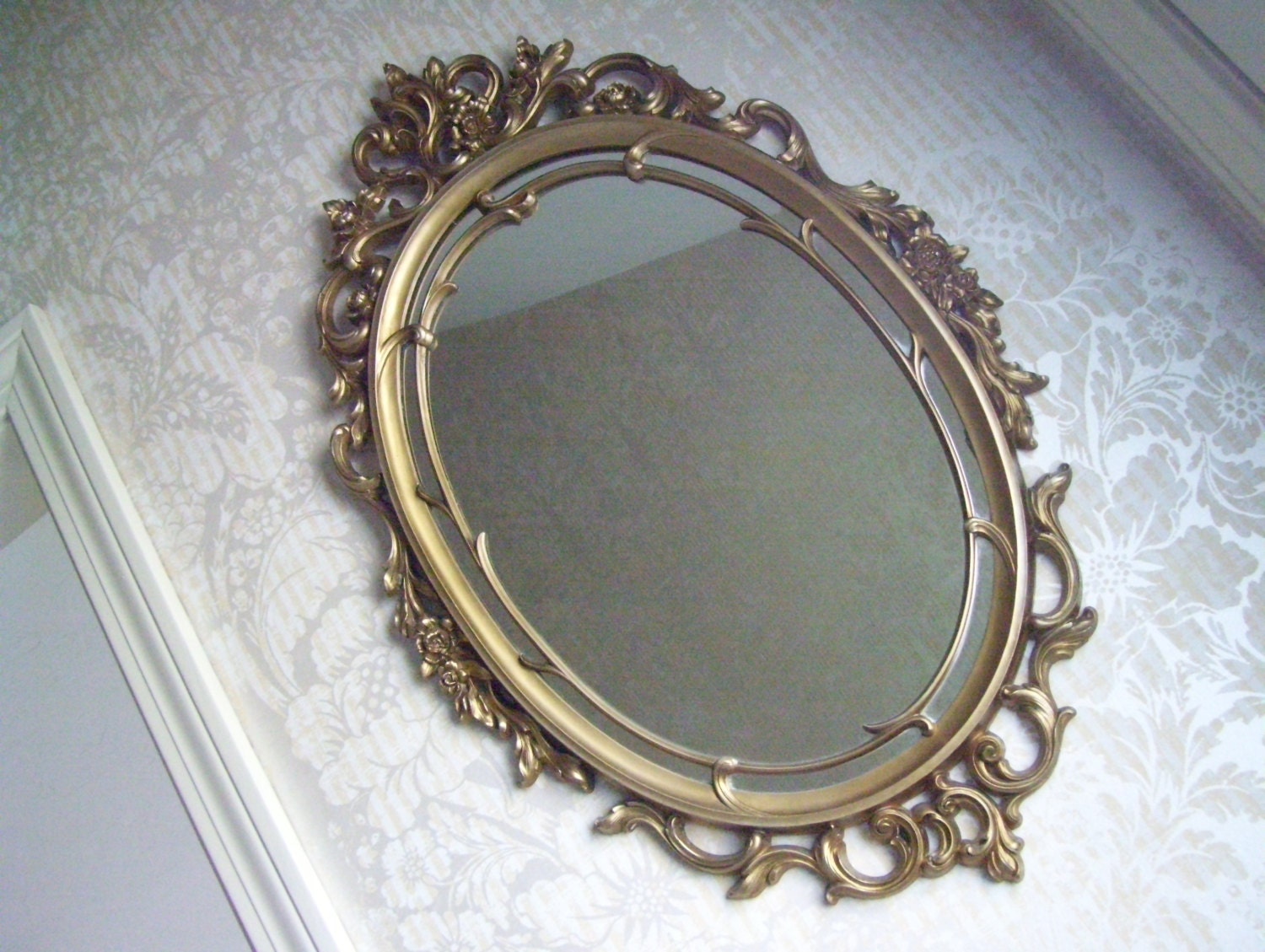 Vintage Syroco Mirror Gold Tone
