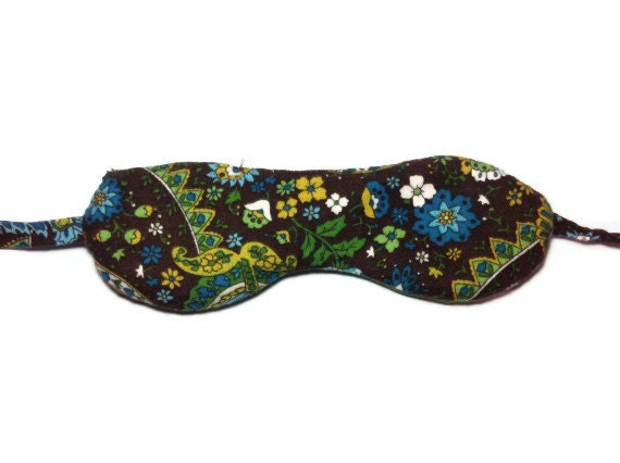 Calming eye mask / Eye pillow in paisley