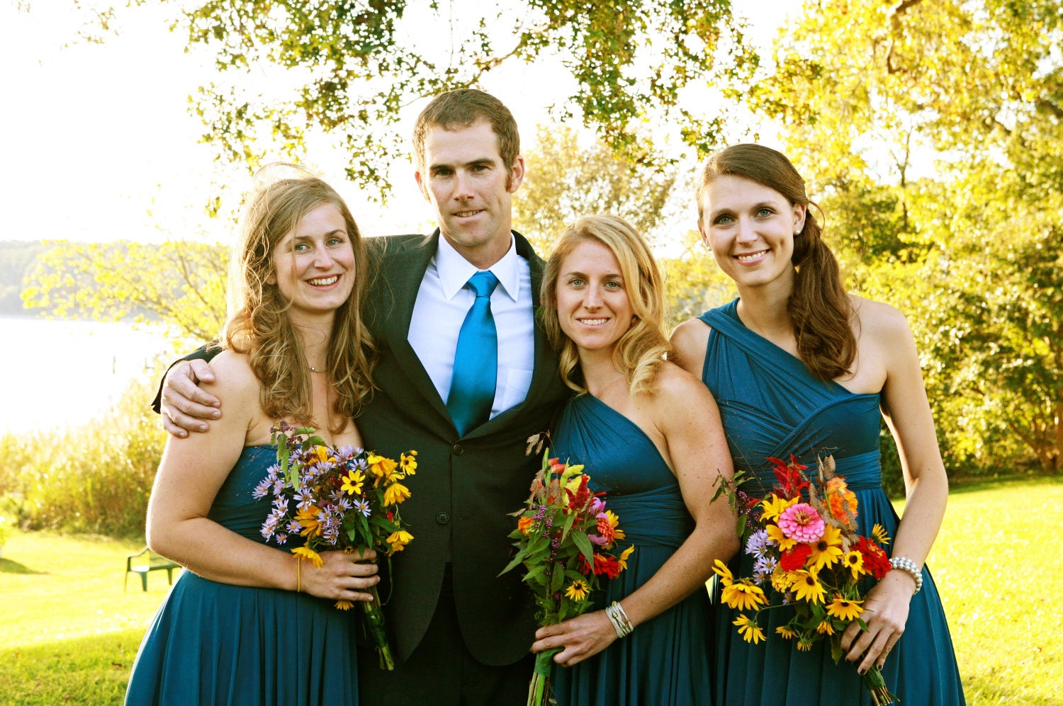 Convertible Dress Bridesmaid Dress - Jersey Infinity Wrap Style