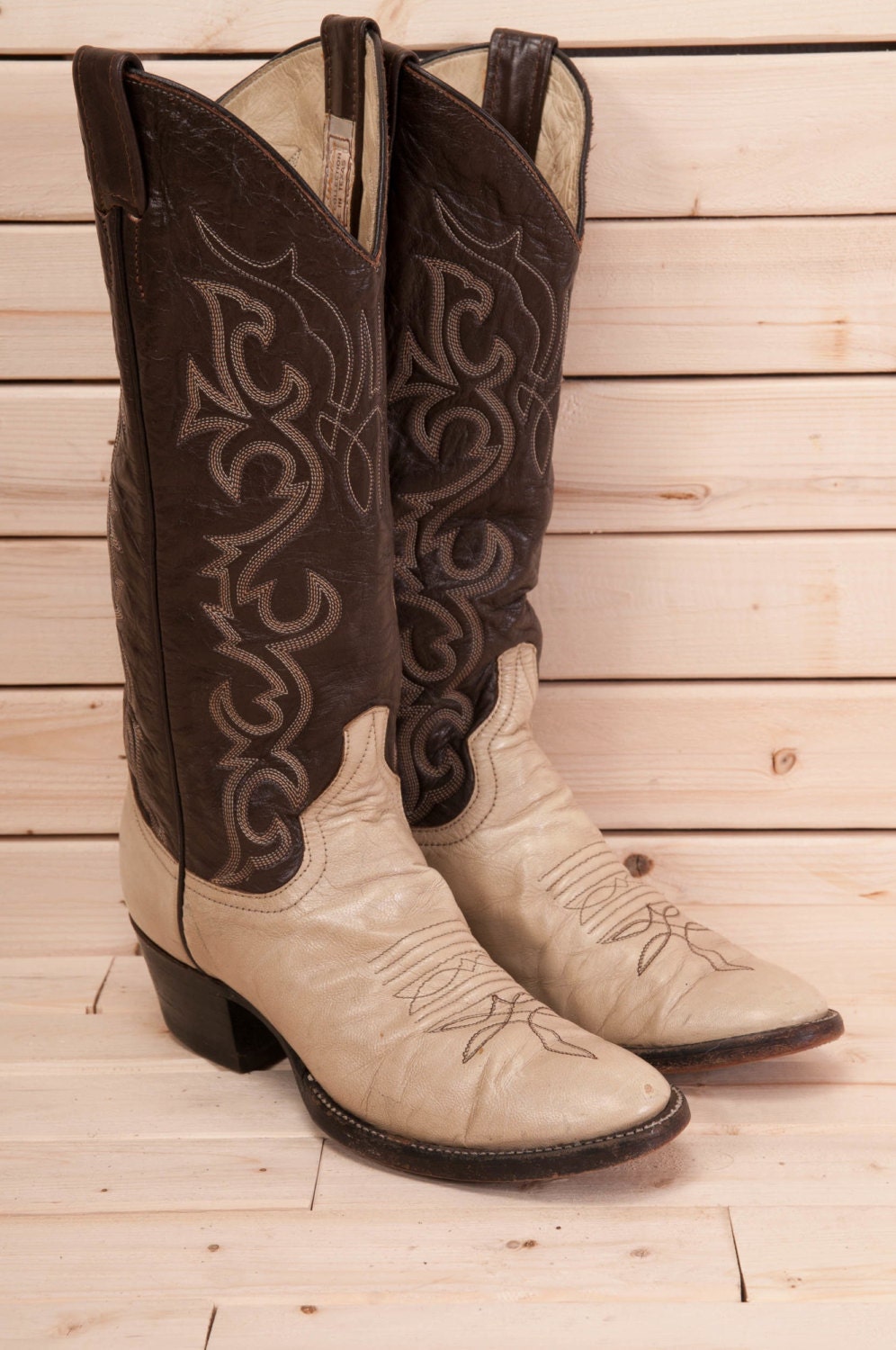 Larry Mahan womens cowboy boots size 7 by MetropolisNYCVintage