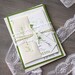 Simple Green  - Wedding Invitations, Green, Ivory, Lace, Baker Twine - Purchase to Start the Ordering Process
