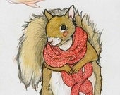 Squirrel 4 x 6 Notecard