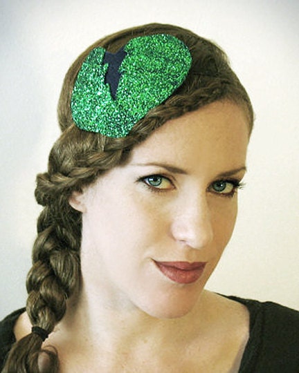 broken heart fascinator headband - you choose the color