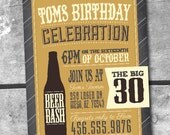 Beer Bash Invitation - PRINTABLE INVITATION by Itsy Belle Il_170x135