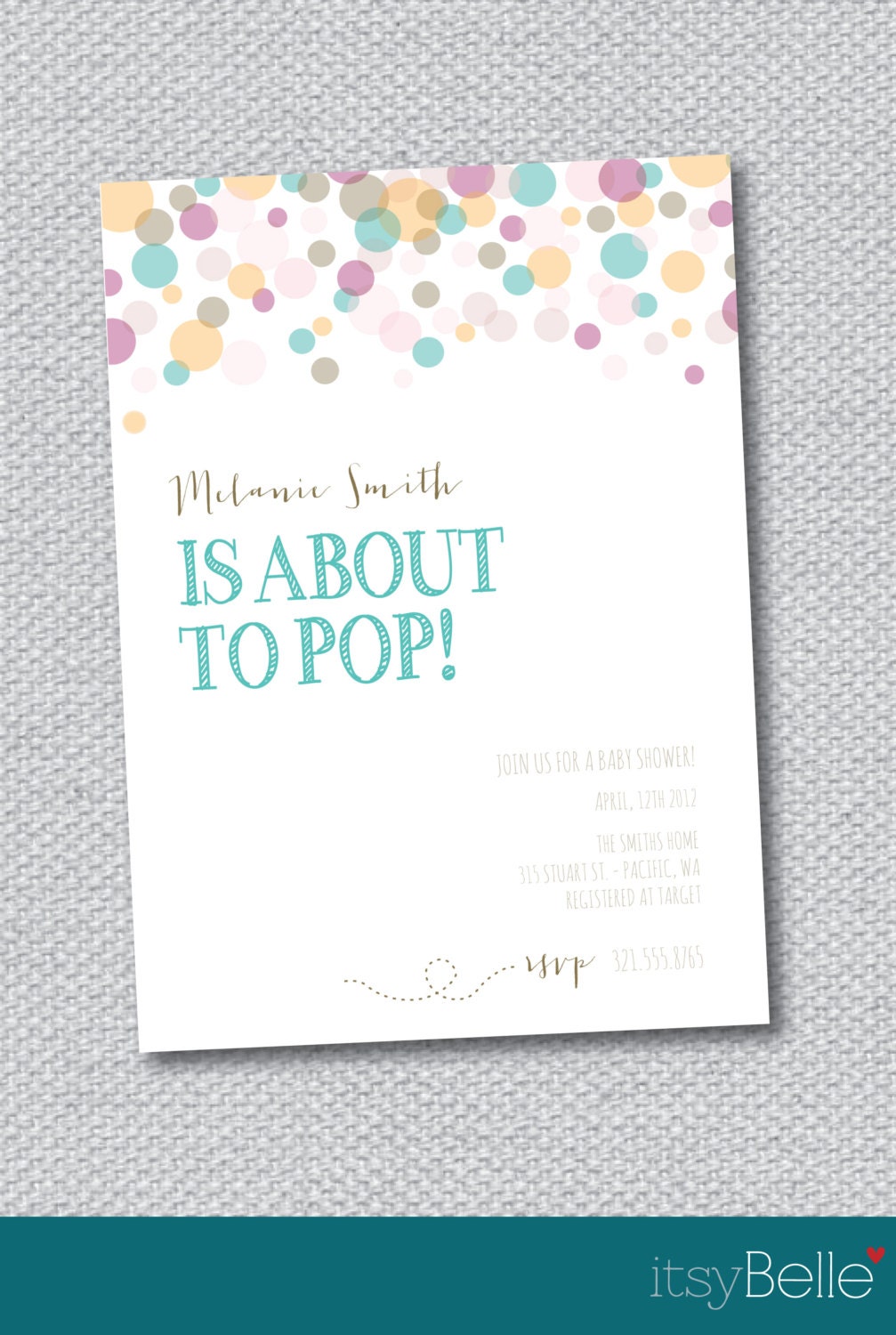About to Pop Baby Shower - Printable Invitation by Itsy Belle Il_570xn