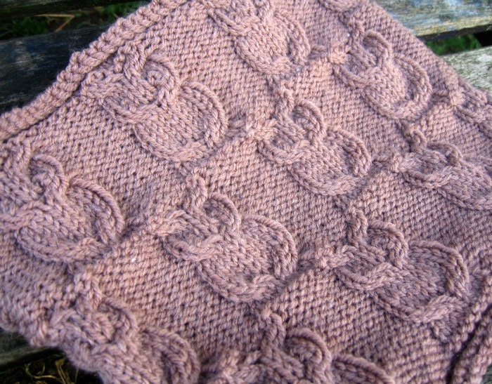 Owl Cowl PDF Knitting Pattern, Owl Cables, Aran Yarn, Written Pattern, Scarf Neck Warmer