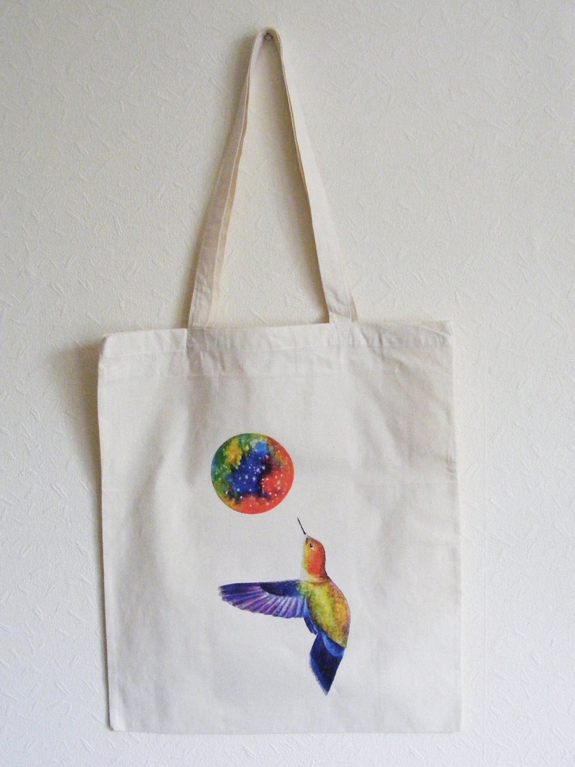 Hummingbird Nebula Tote Bag