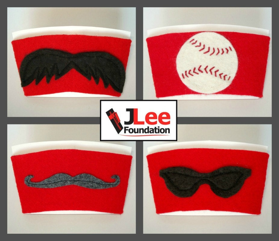 Created for a Cause-JLee Foundation felt image drink sleeve