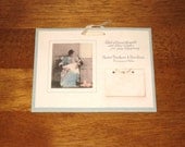1922 Miniature Advertising Calendar / Hand Tinted Photo Of Mother & Child