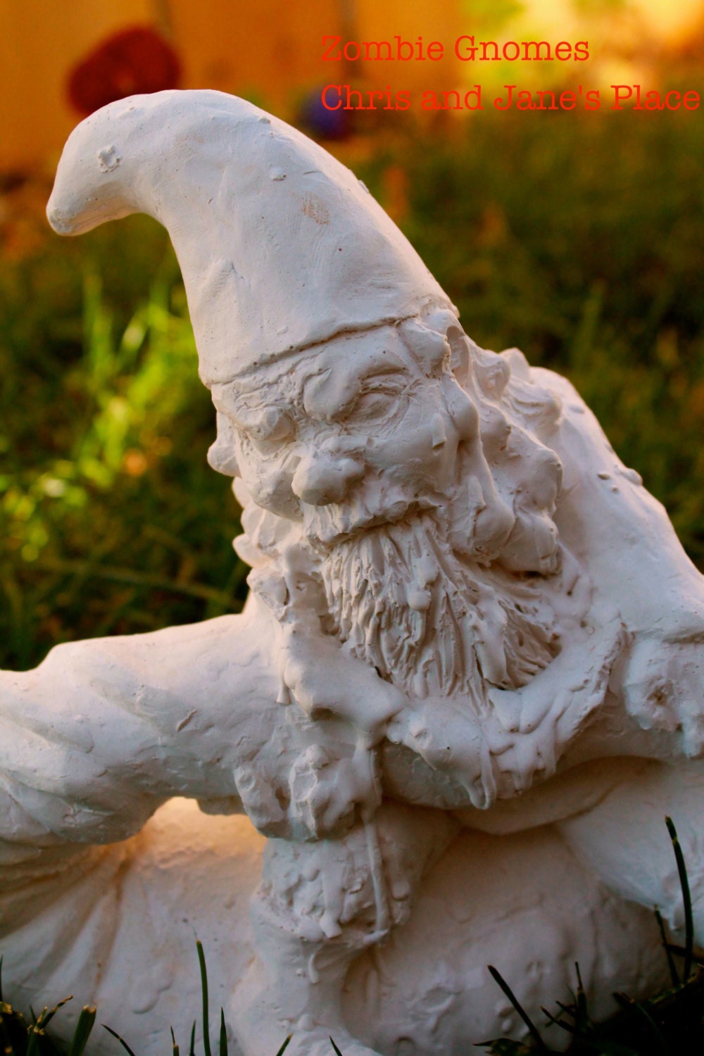 Zombie Gnomes: Not Painted Lunch Break FREE USA SHIPPING