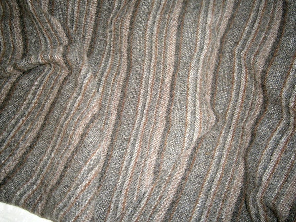 Felted Textured Wool Fabric for Rug Hooking Wool and Applique 1/2 Yard  SUPER STRIPES