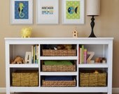 Fish in the Sea, Ocean, Children's Art Print, Underwater Nursery Decor- Set of three 8x10 prints