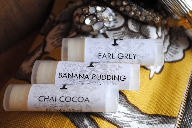 Lip Balm - Set of 3, Your Choice, Pick Three Gift Set