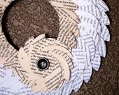 Vintage Book Page Wreath