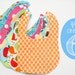 Baby Bibs - Set of 6 Custom Drooler bibs