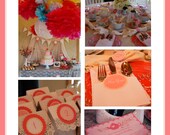 Vintage English Tea Party Birthday Spot of Tea Party Printables FULL Collection