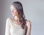 double layer mini bandeau veil