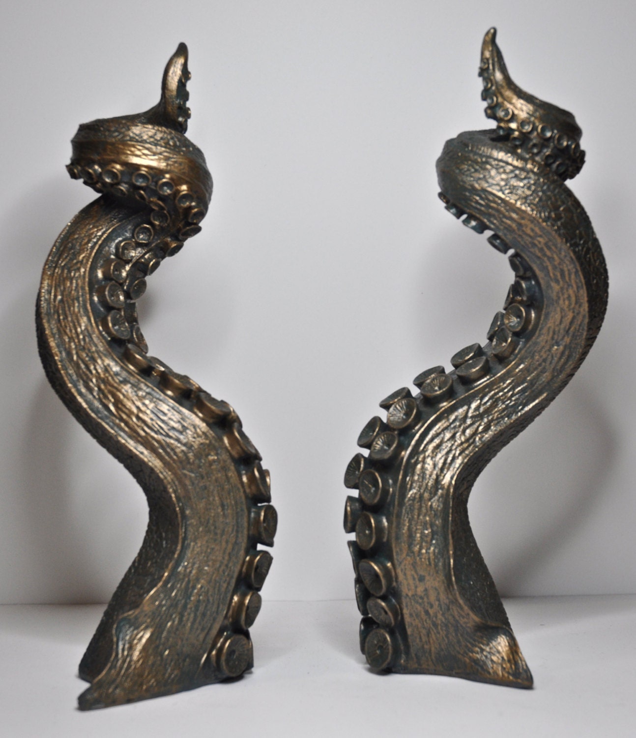 Pair of Tentacle candlestick holders